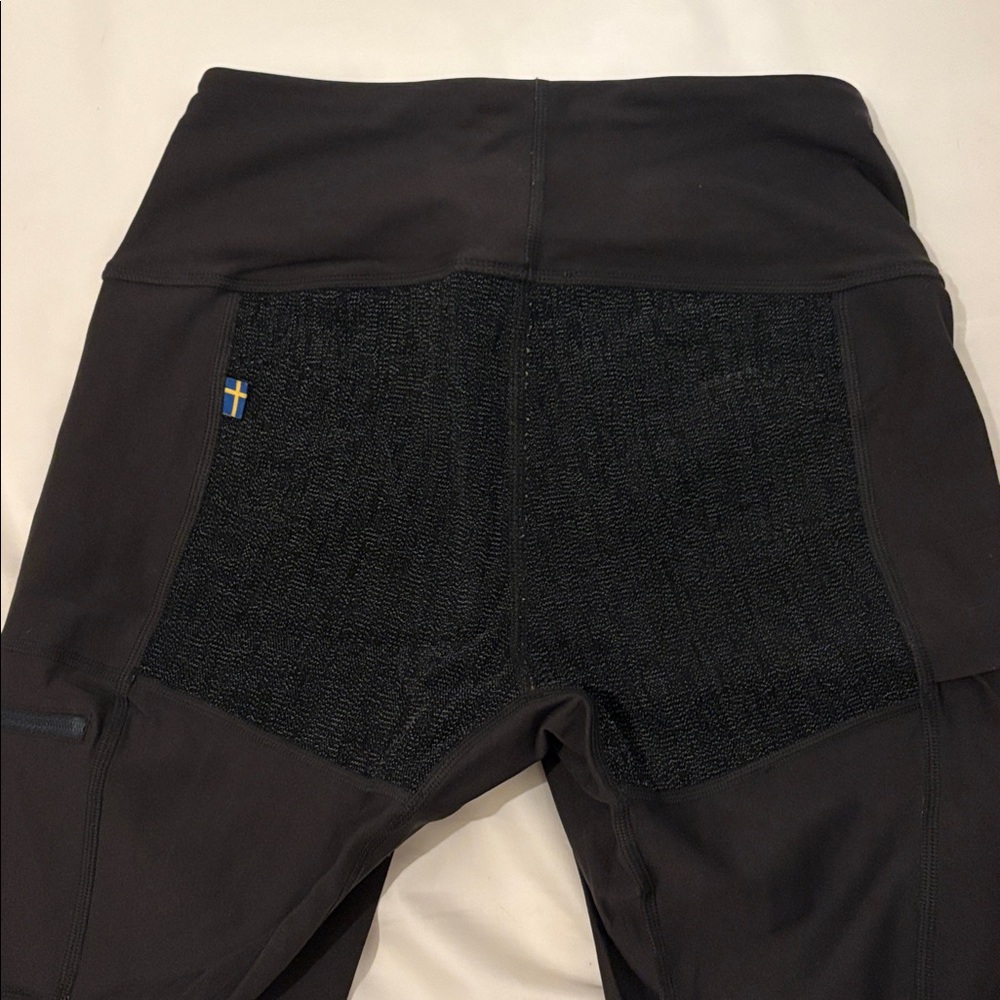 Black/Dark Grey Abisko Trekking Tights - Picture 3 of 3